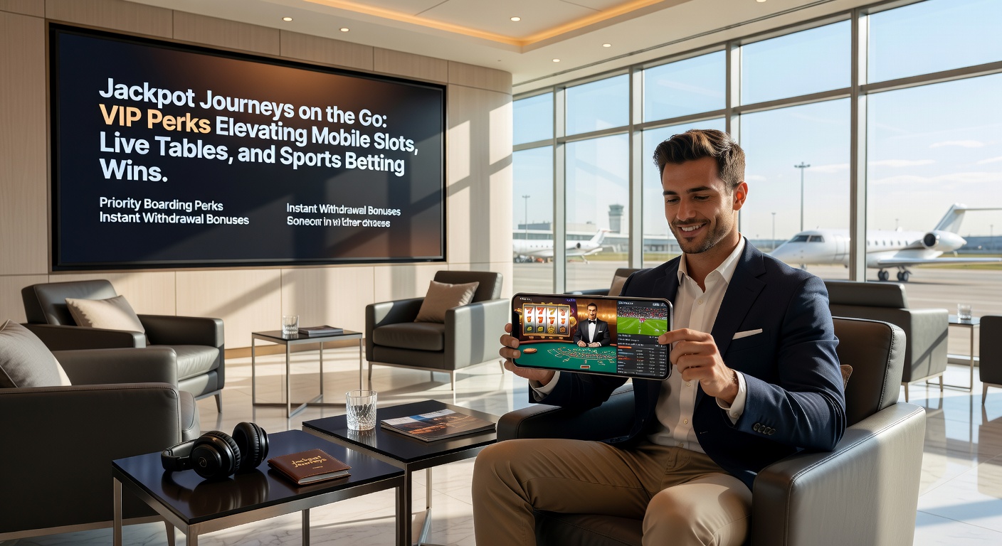 Dynamic split-screen of a VIP mobile interface showing live blackjack table, sports betting odds, and exploding slot jackpot, emphasizing seamless cross-game journeys